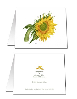 Sunflower Card